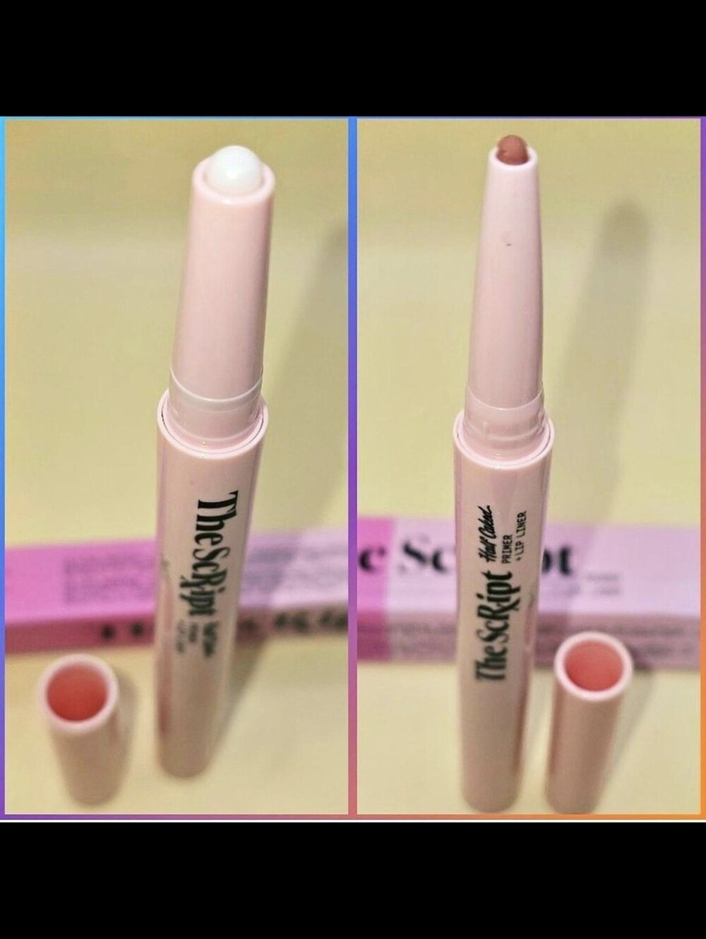 The ScRxipt Primer + Lip Liner In AM TO PM